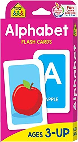 School Zone - Alphabet Flash Cards - Ages 3 and Up, Preschool, Letter-Picture Recognition, Word-P... | Amazon (US)