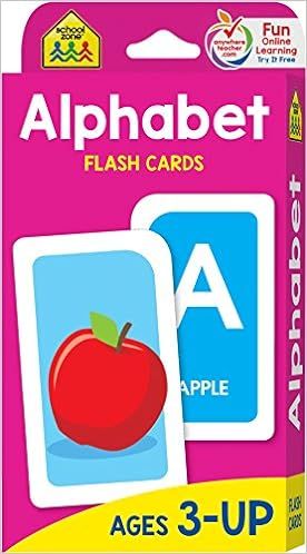 School Zone - Alphabet Flash Cards - Ages 3 and Up, Preschool, Letter-Picture Recognition, Word-P... | Amazon (US)