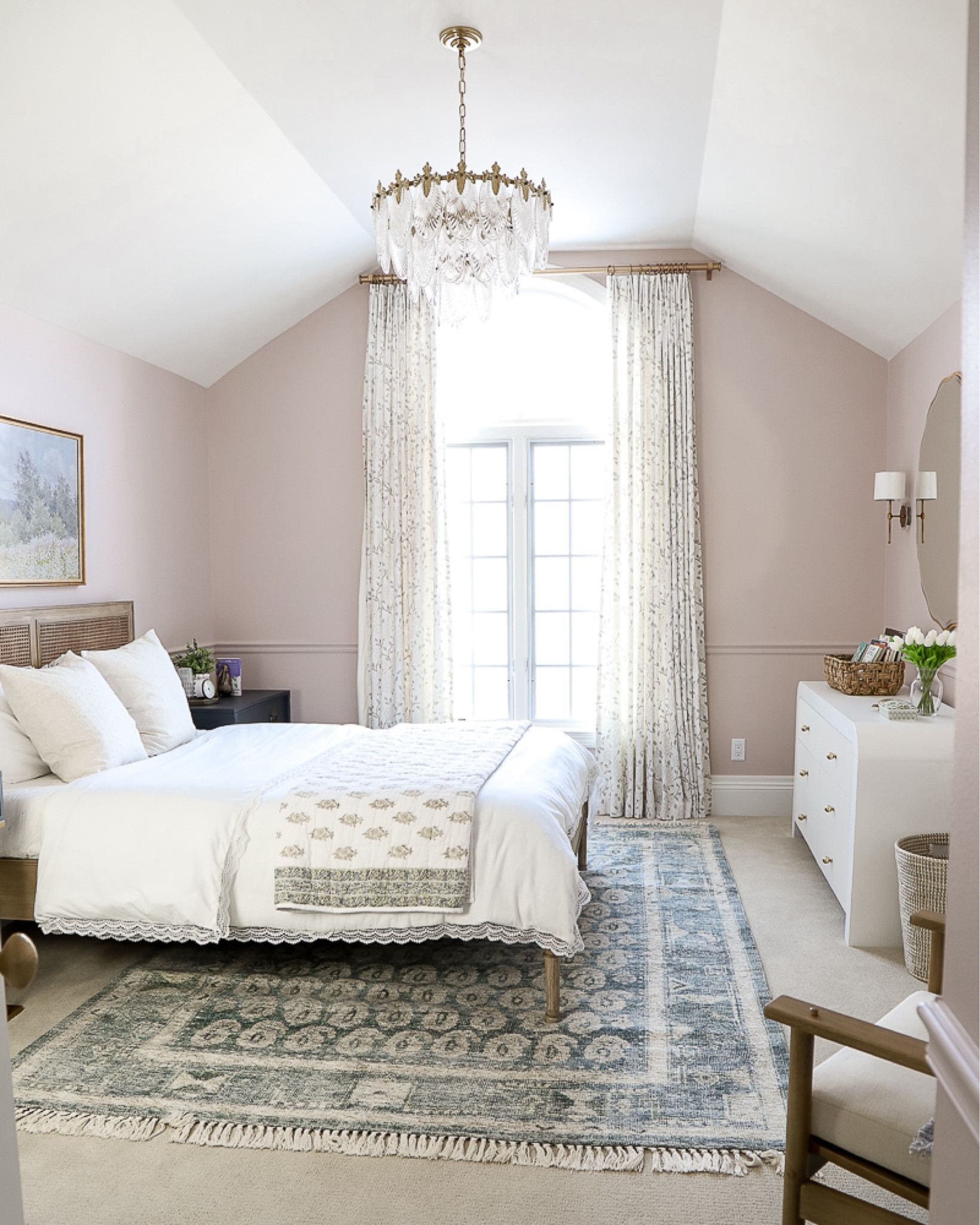 Abi’s room, home decor, bedroom inspiration, chandelier, dresser, mirror, sconces, area rug, pink girls room, cozy bedding, comforter, duvet, throw pillows, blanket, wall art, feminine decor 

#LTKSeasonal #LTKhome #LTKstyletip