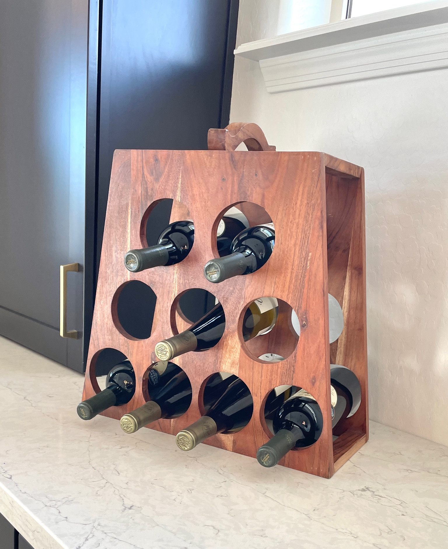 #homebar #winerack #winestand #mancave #woodwinerack #woodenwinebottlestand #rusticwoodwinerack #modernhome #classichome #giftsforhim #hostessgift #counterwinerack #contemporarywinerack #homedecor #happyhour #winelover

#LTKGiftGuide #LTKmens #LTKhome