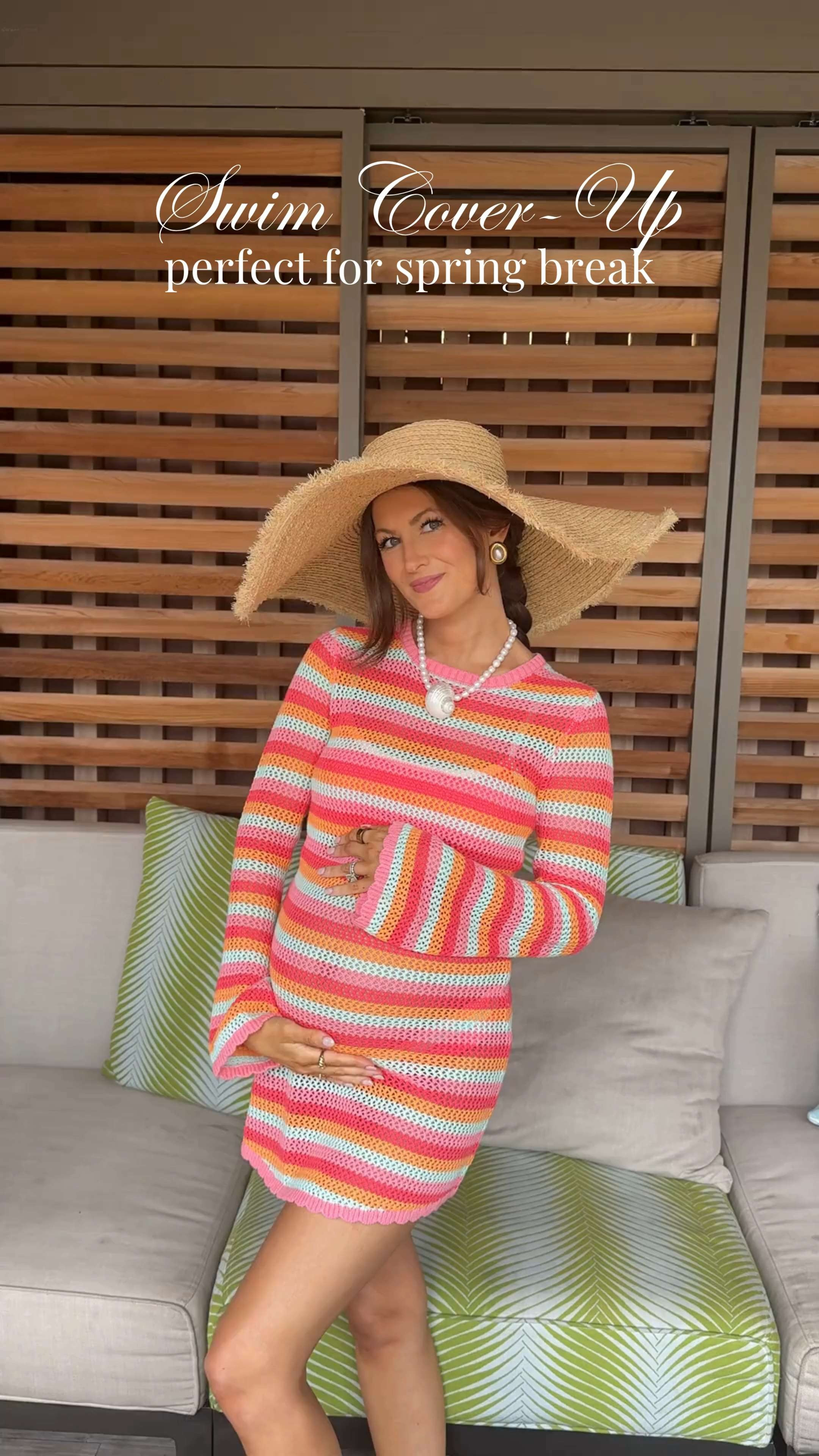 The perfect swim cover up 🌴 

 #LTKSeasonal #LTKSwim #LTKTravel