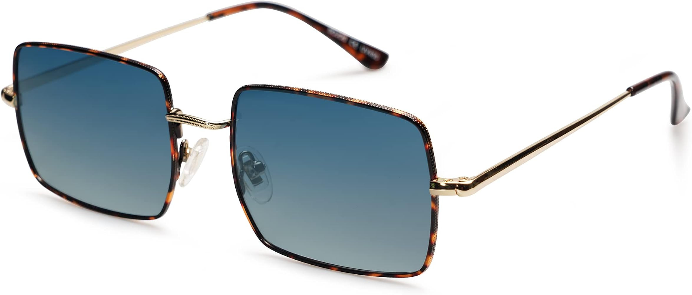 SOJOS Polarized Sunglasses for Womens Mens,Rectangle Polygon Retro Vintage Shades Classic Vintage... | Amazon (US)