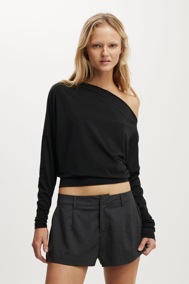 Peyton Off Shoulder Long Sleeve | Cotton On (US)