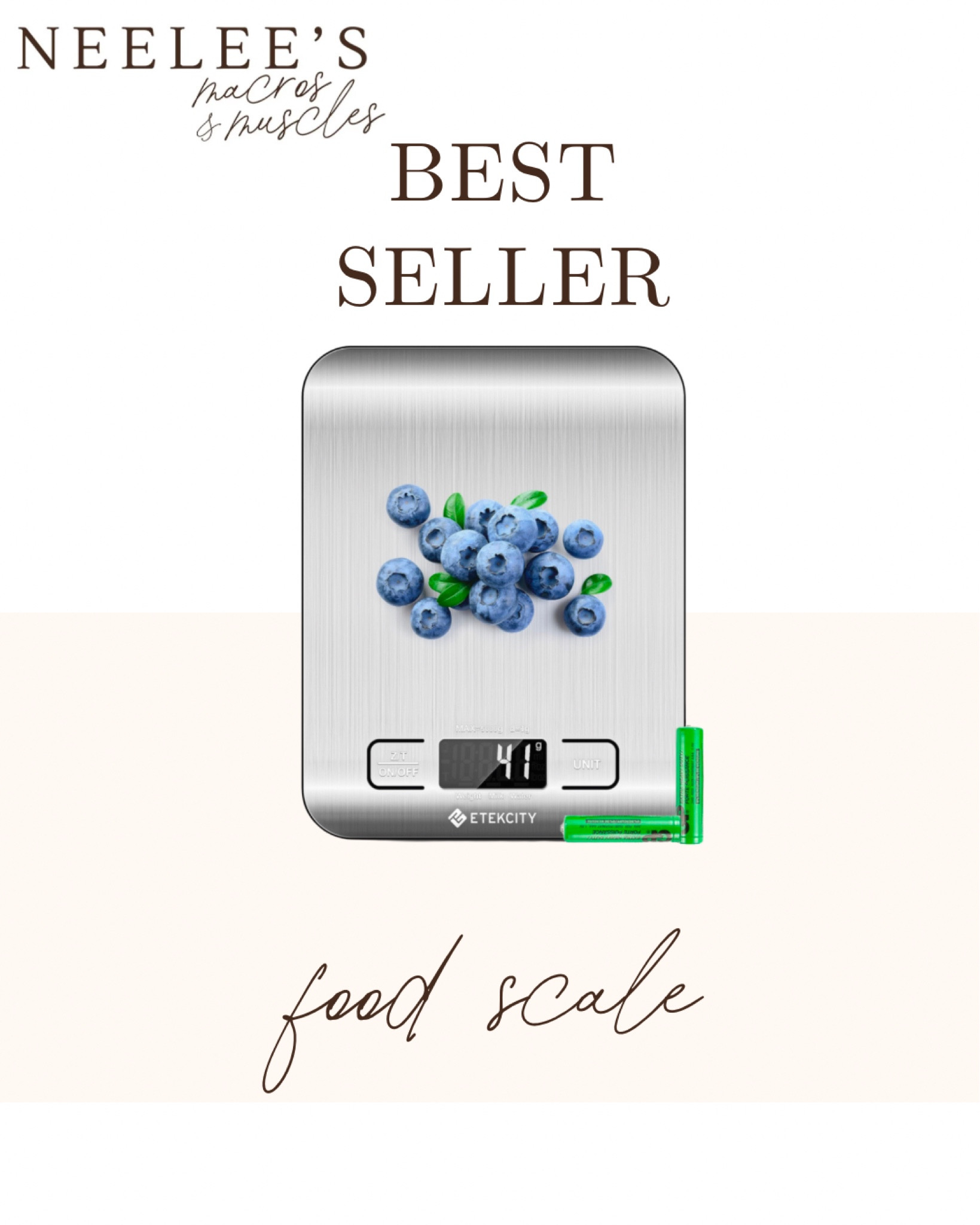 As a health and wellness coach, I know how important it is to track your food accurately when working towards your nutrition goals! That’s why I recommend this best-selling food scale — it’s my go-to tool for counting macros and hitting those targets. Whether you’re trying to lose, maintain, or gain, precise measurements make all the difference. This scale is easy to use, super accurate, and will help you stay on track with your meal plan. Make tracking your macros a breeze and set yourself up for success! 

#LTKActive #LTKFitness #LTKFindsUnder50