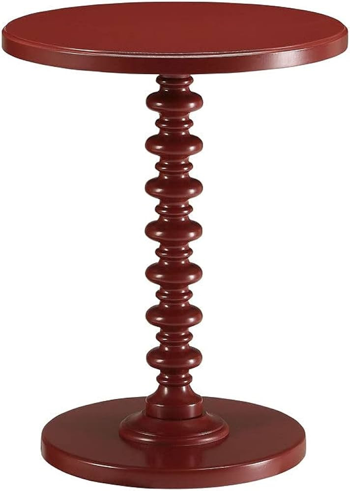 Acme Acton End Table in Red | Amazon (US)