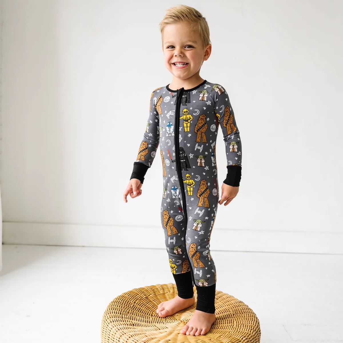 May the Force Be With You Bamboo Viscose Zippy | Little Sleepies