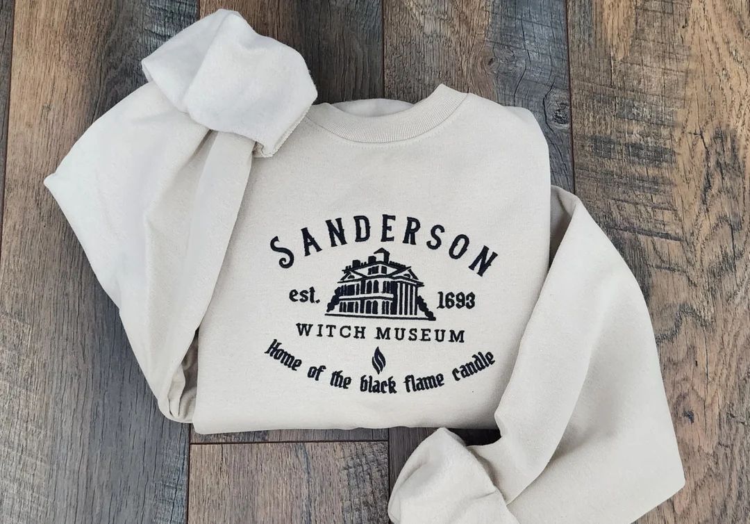 Sanderson Witch Museum Embroidered Unisex Sweatshirt or Hooded - Etsy | Etsy (US)