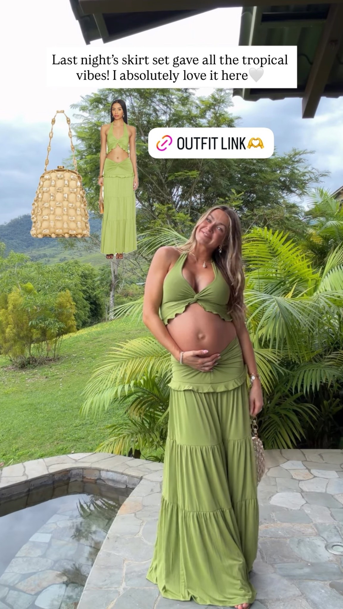 Last night’s skirt set gave all the tropical vibes! I absolutely love it here🤍

#LTKgrwm #LTKootd #LTKBump