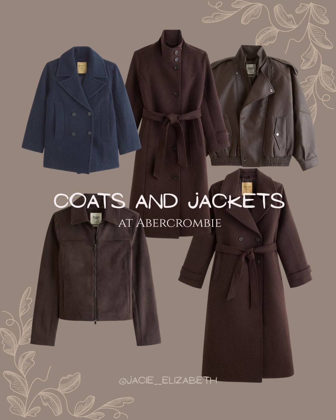 Jackets and coats at Abercrombie 🤎🍂 #seasonaloutfits #outerwear #coats #jackets

#LTKgrwm #LTKSeasonal #LTKPetite