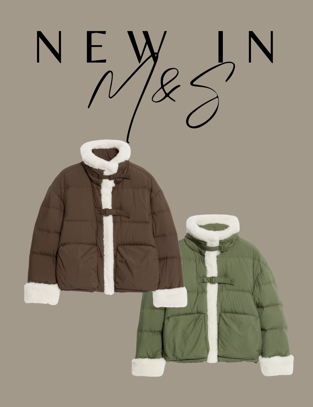NEW IN M&S feature + Down coats!! - they currently have 20% off jackets too 🤍✨❄️

#LTKwinter
