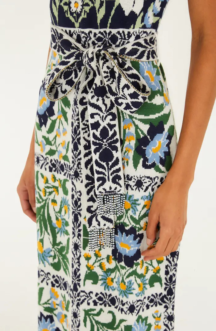Manoela Tile Print Jacquard Knit Dress | Nordstrom
