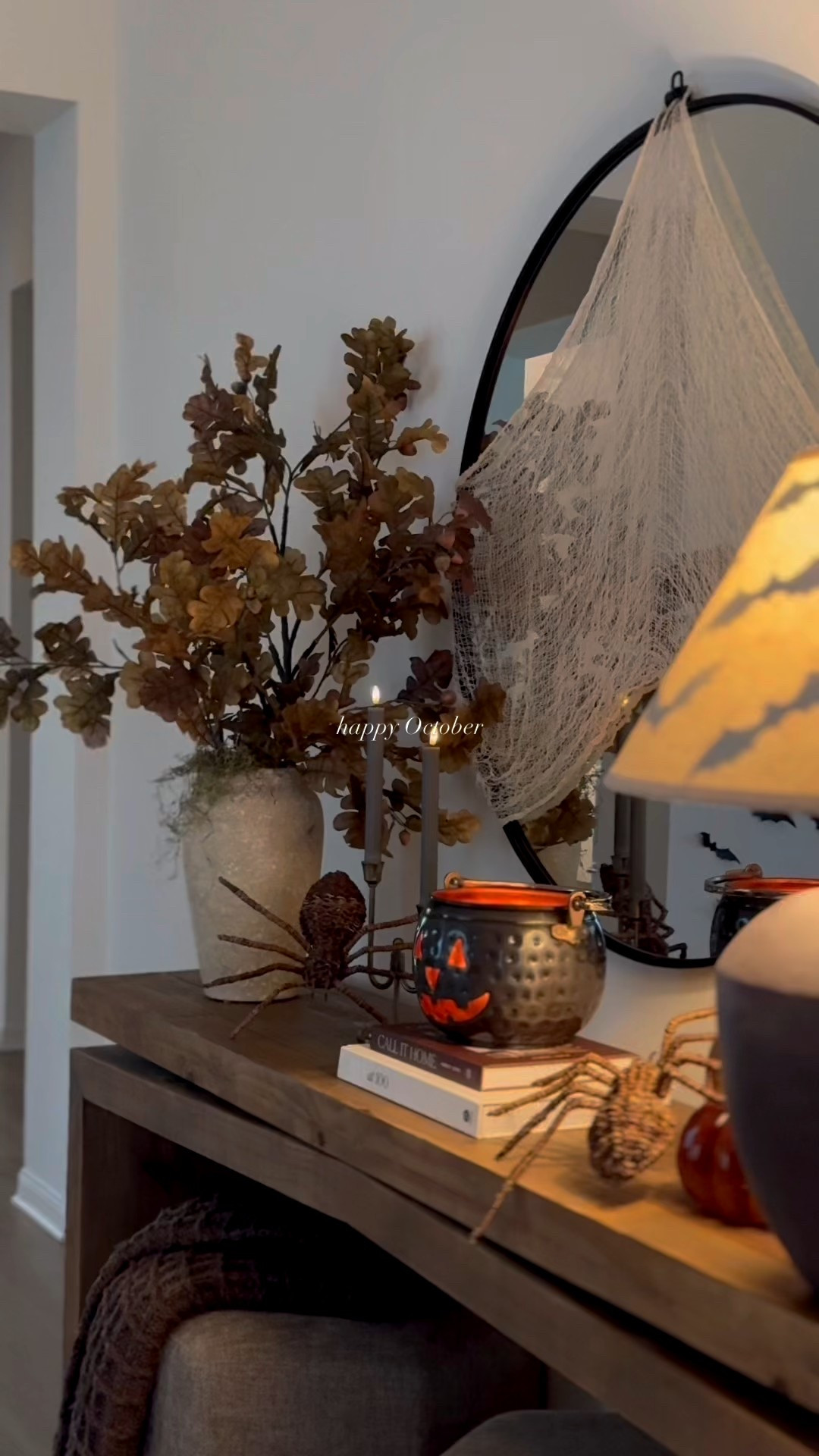 Happy October! 🦇👻🕸️ Sharing some recent views from around my home. This time of year for me is all about simple, cozy fall vibes with just the right amount of spooky. Linked everything for you, comment Spooky to get the link 🔗 

#homedecorideas #falldecor #cozyhome #fallvibes #seasonaldecor #spookyseason #halloweendecor #spookyhomedecor #octoberathome #spookycozy

#LTKHome #LTKHalloween #LTKSeasonal