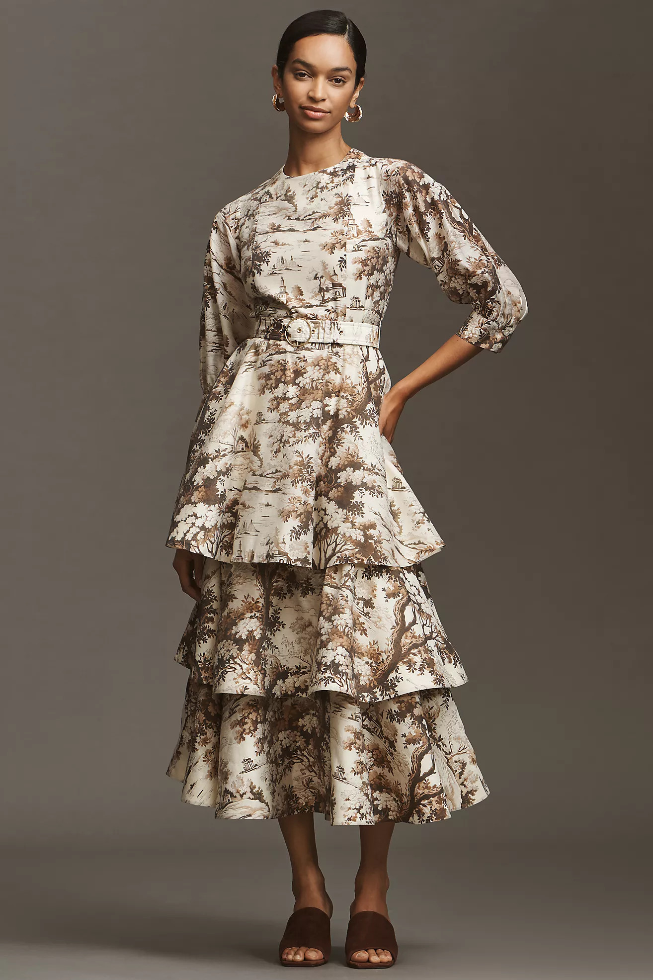 Mestiza Rhonda Convertible™ Tiered Midi Dress | Anthropologie (US)