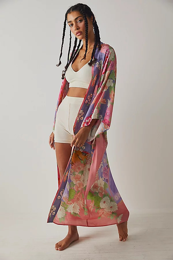 Carrie Robe by Spell at Free People, Pink, M/L | Free People (Global - UK&FR Excluded)