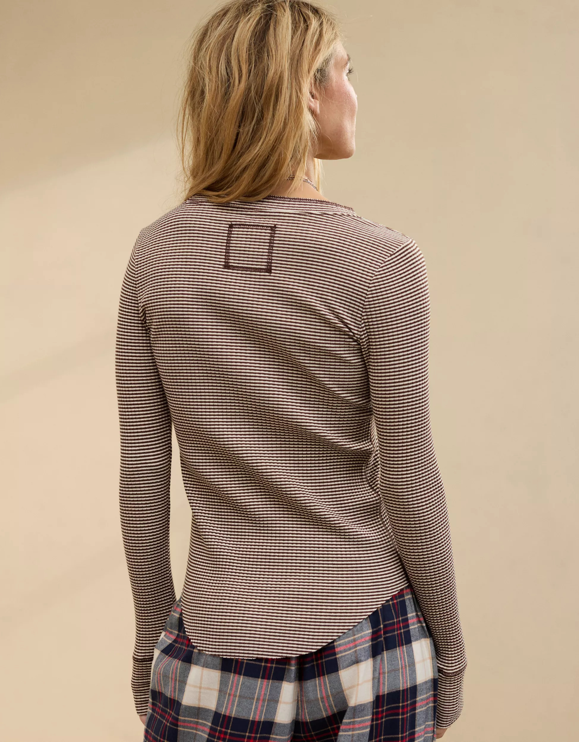 Aerie Essential Crewneck Layering T-Shirt | Aerie