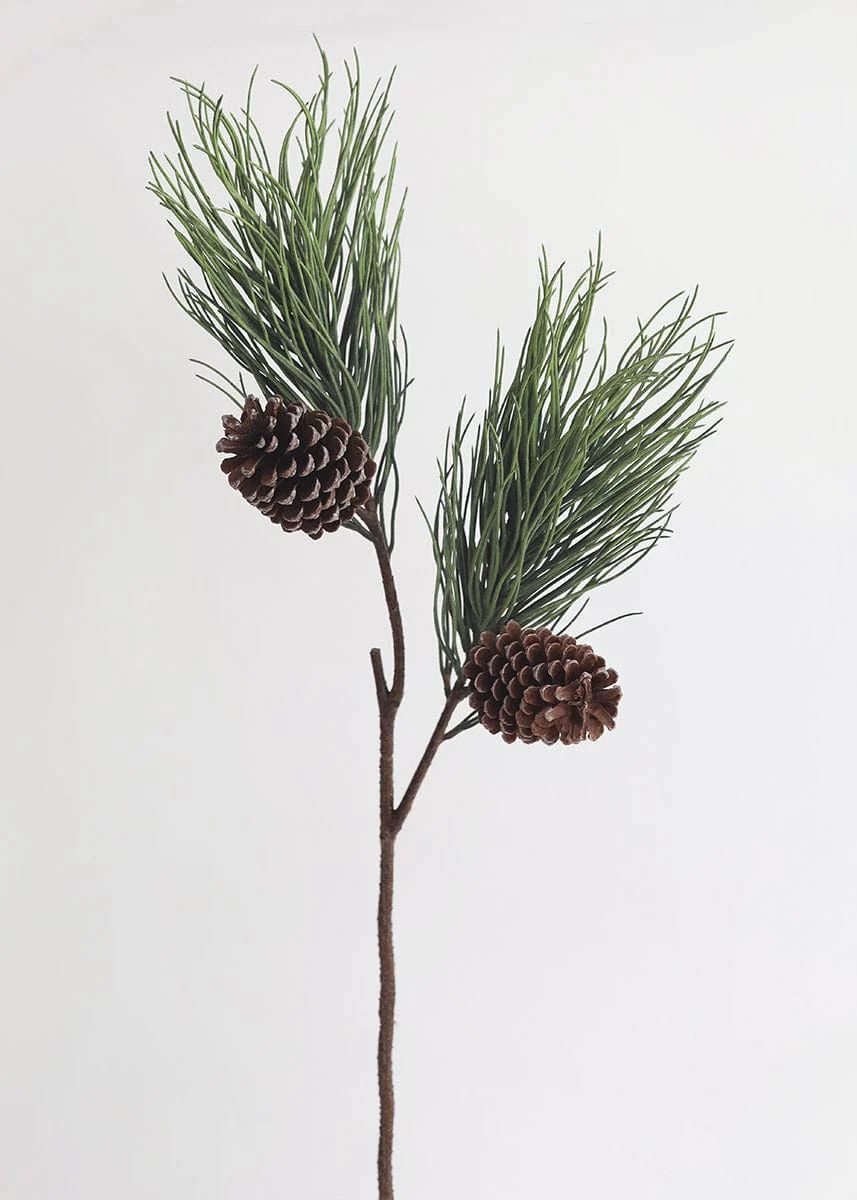 Fake Pine Branch with Pine Cones - 40 | Afloral (US)