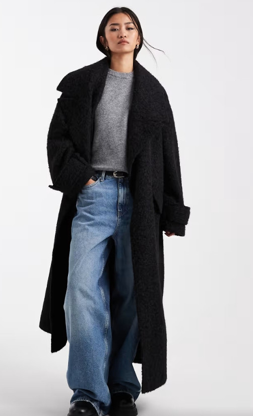 Asos long winter coat 

 #LTKootd #LTKTall #LTKWorkwear