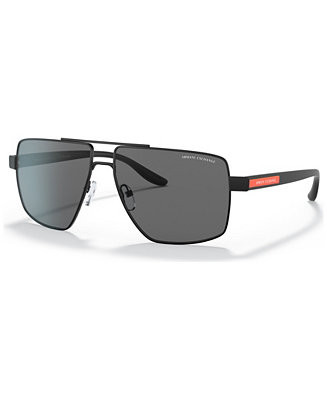 Men's Polarized Sunglasses, AX2037S | Macy's