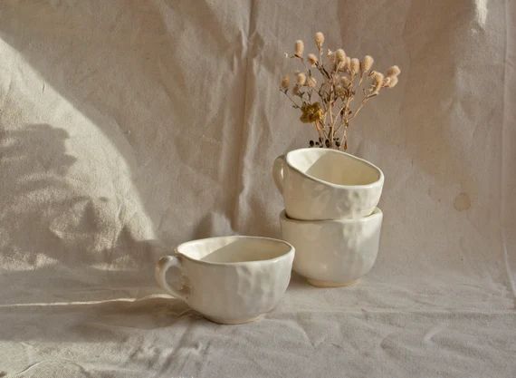 handmade pinch pot mugs | Etsy (CAD)