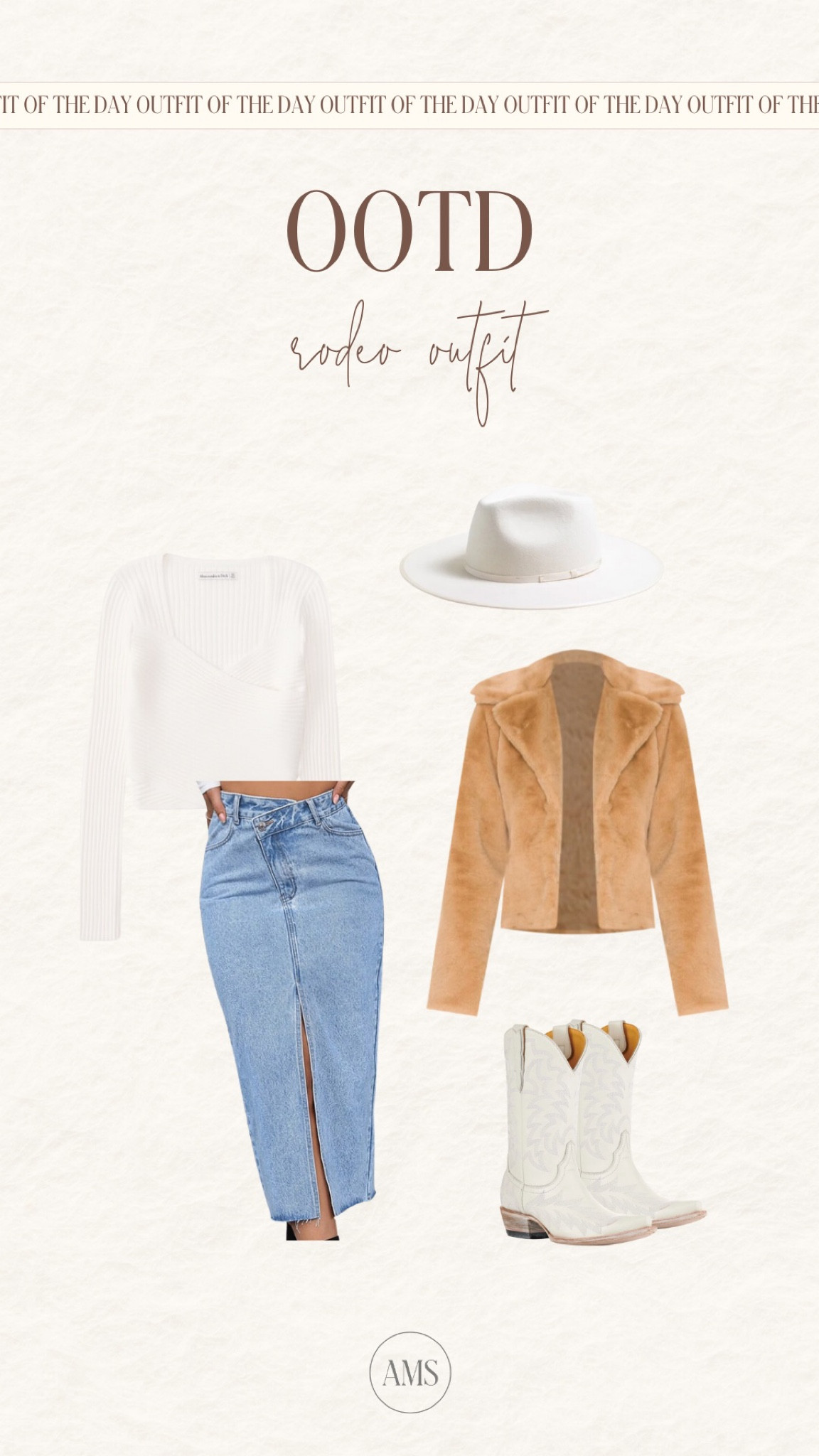 Rodeo outfit inspo! My boots are from Cavender but they are not linkable! Winter outfit, denim skirt, western outfit, boots

#LTKshoecrush #LTKstyletip