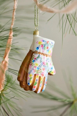 Terrain Garden Gloves Glass Ornament | Terrain