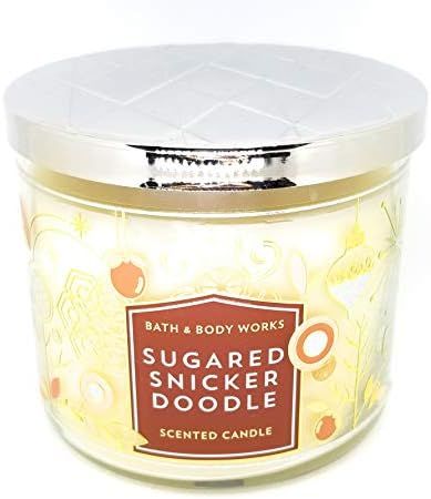 White Barn Bath & Body Works 3 Wick Candle Sugared Snicker Doodle | Amazon (US)