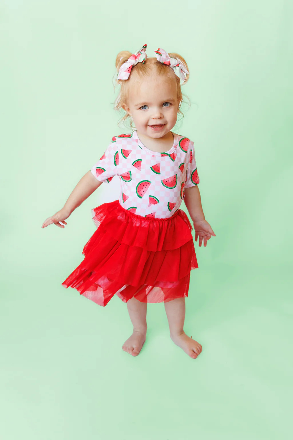 ONE IN A MELON CHECKERS DREAM TUTU DRESS | Dream Big Little Co.