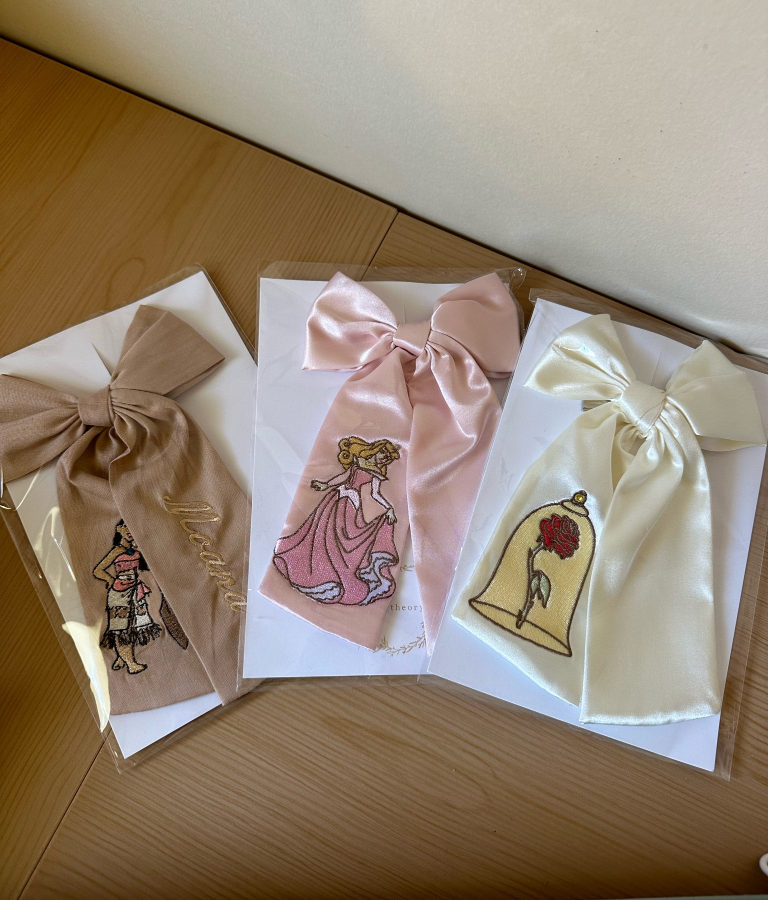 beautiful new princess bows! 🎀