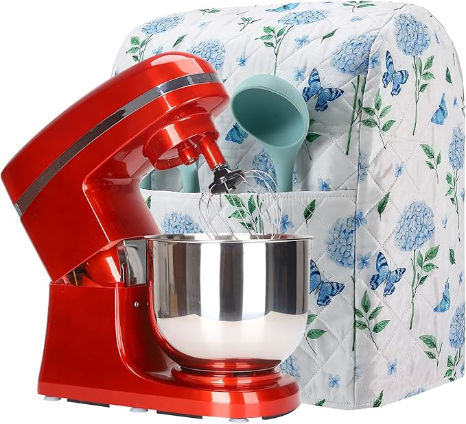 Stand Mixer Cover,Hydrangea Kitchen Mixer Cover Compatible With 5-8 Qt Kitchenaid Hamilton Mixers... | Amazon (US)