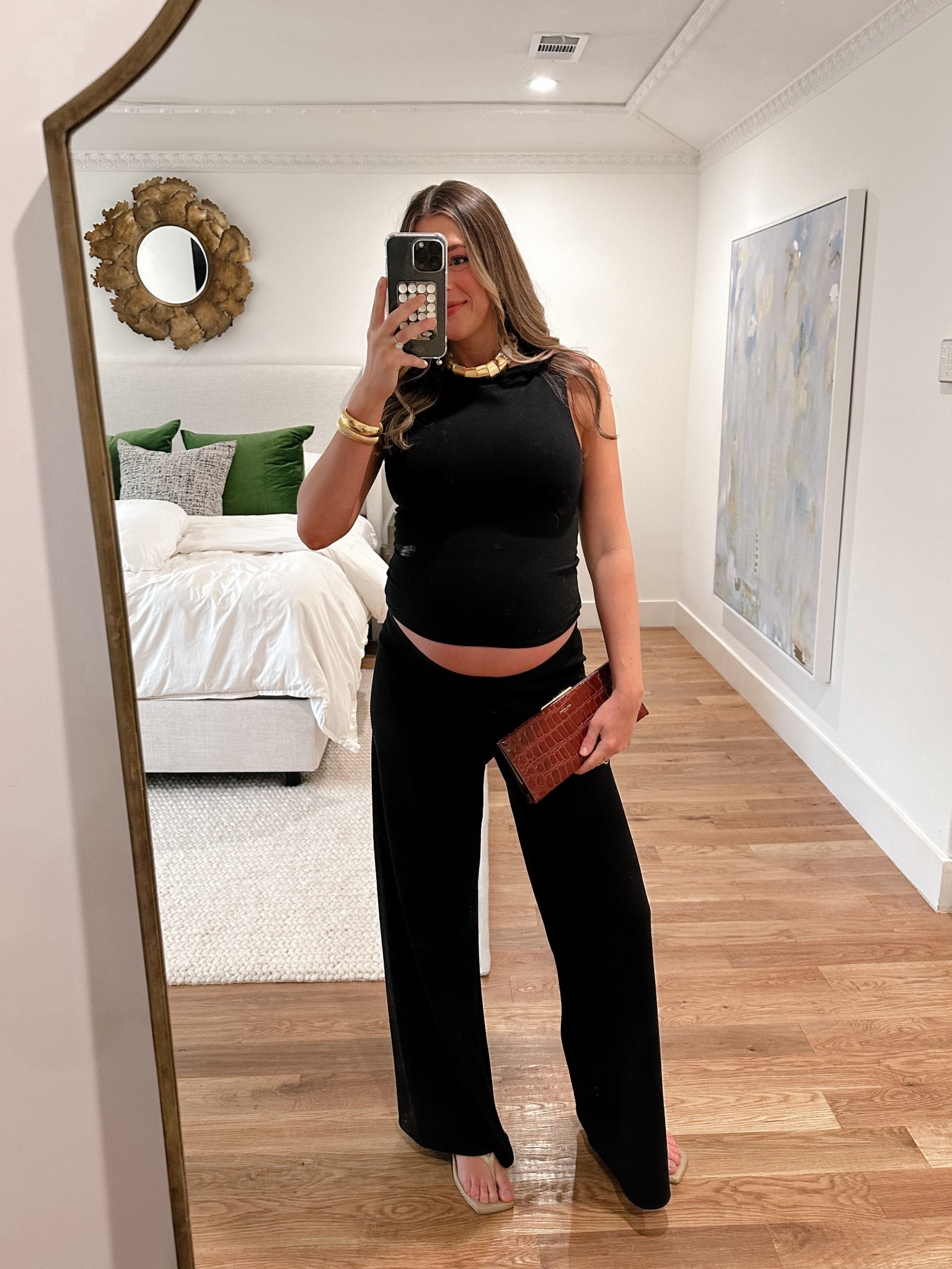 Very simple pregnancy outfit in the third trimester 

#LTKFindsUnder100 #LTKFindsUnder50 #LTKBump