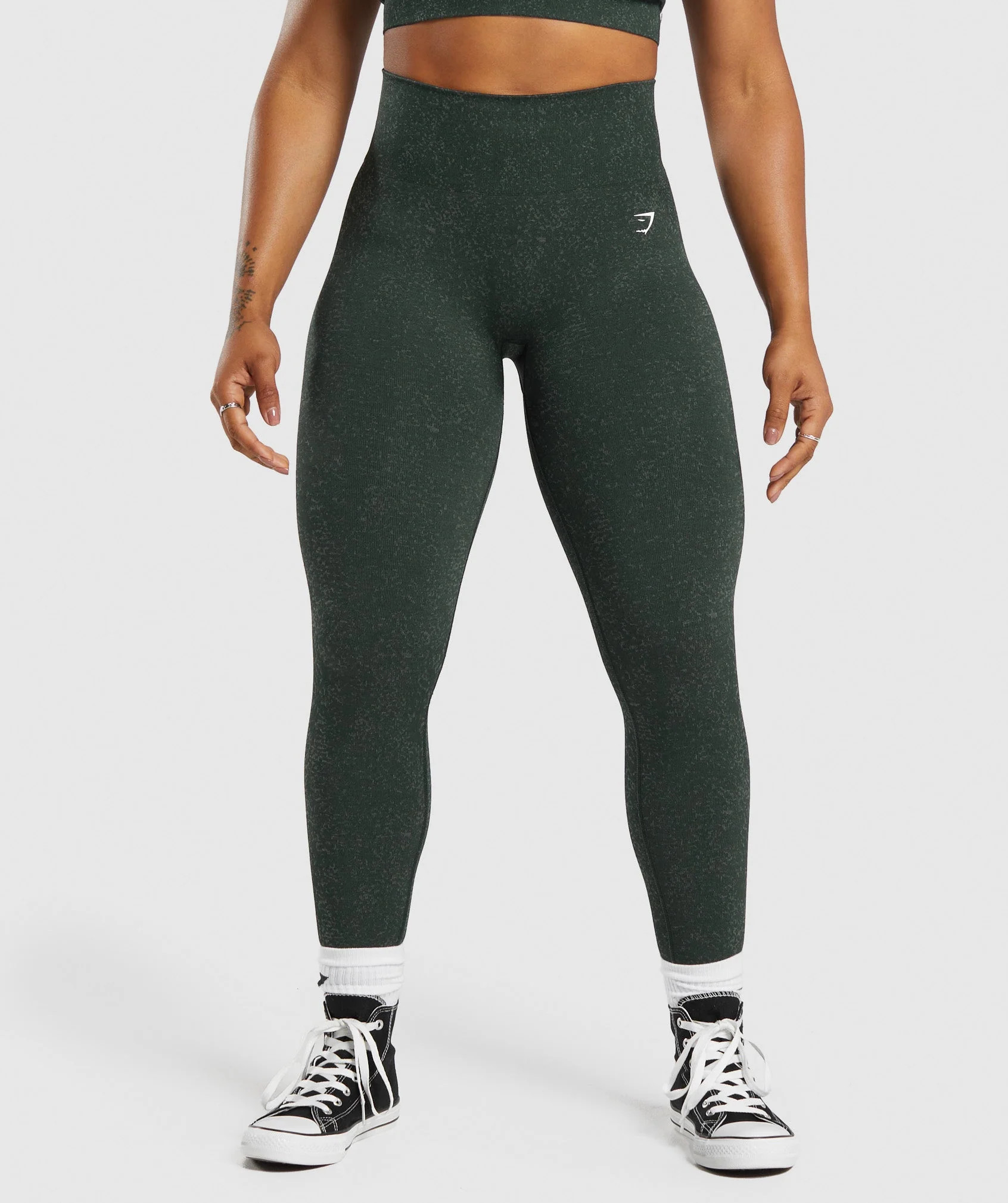 Gymshark Adapt Fleck Seamless Leggings - Victory Green/ Unit Green | Gymshark US