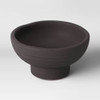 Click for more info about Modern Footed Bowl Dark Gray - Threshold™