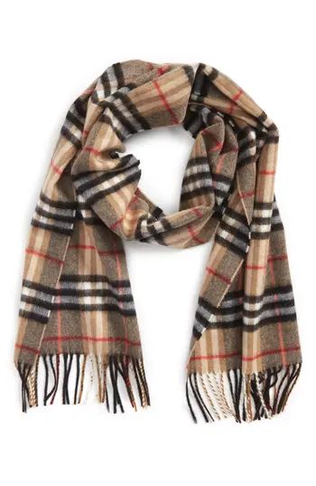 Women's Burberry Castleford Check Cashmere Scarf | Nordstrom