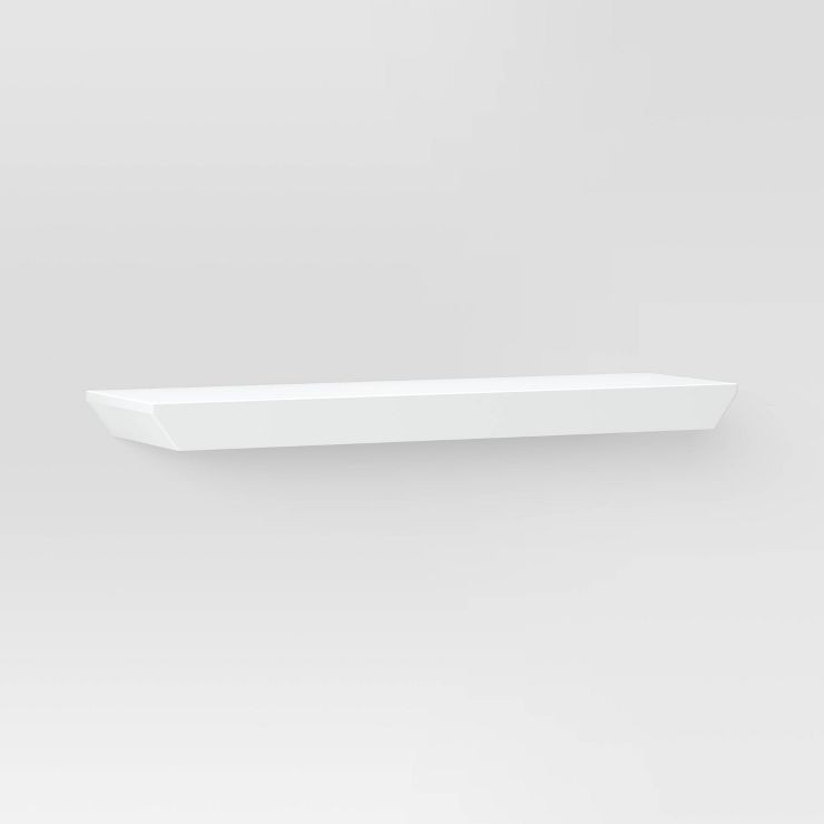 Wedge Shelf with Rod Bracket White - Threshold™ | Target