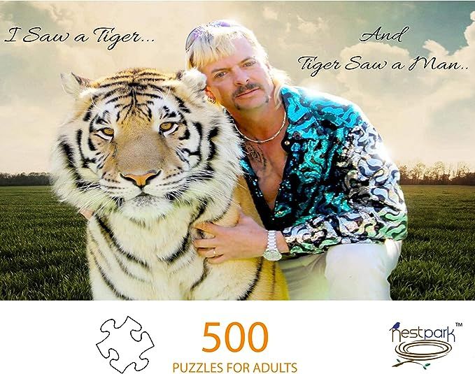 Joe Exotic Tiger King Puzzle - Jigsaw Puzzles for Adults 500 Piece - Funny Puzzles, Funny Gifts &... | Amazon (US)