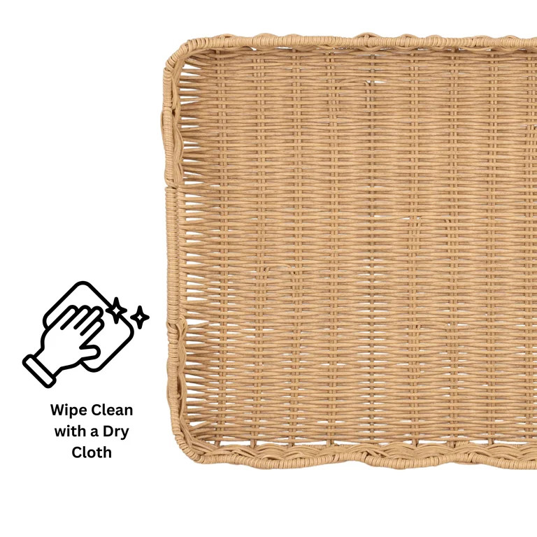 Better Homes & Gardens Rattan Tray | Walmart (US)