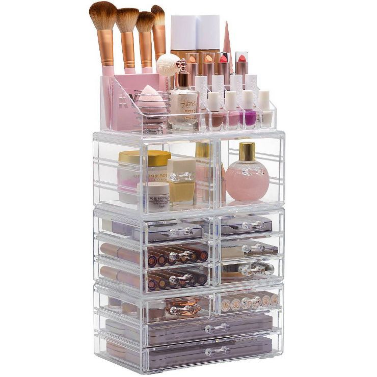 Sorbus Cosmetic Makeup and Jewelry Storage Case Tower Display Organizer | Target