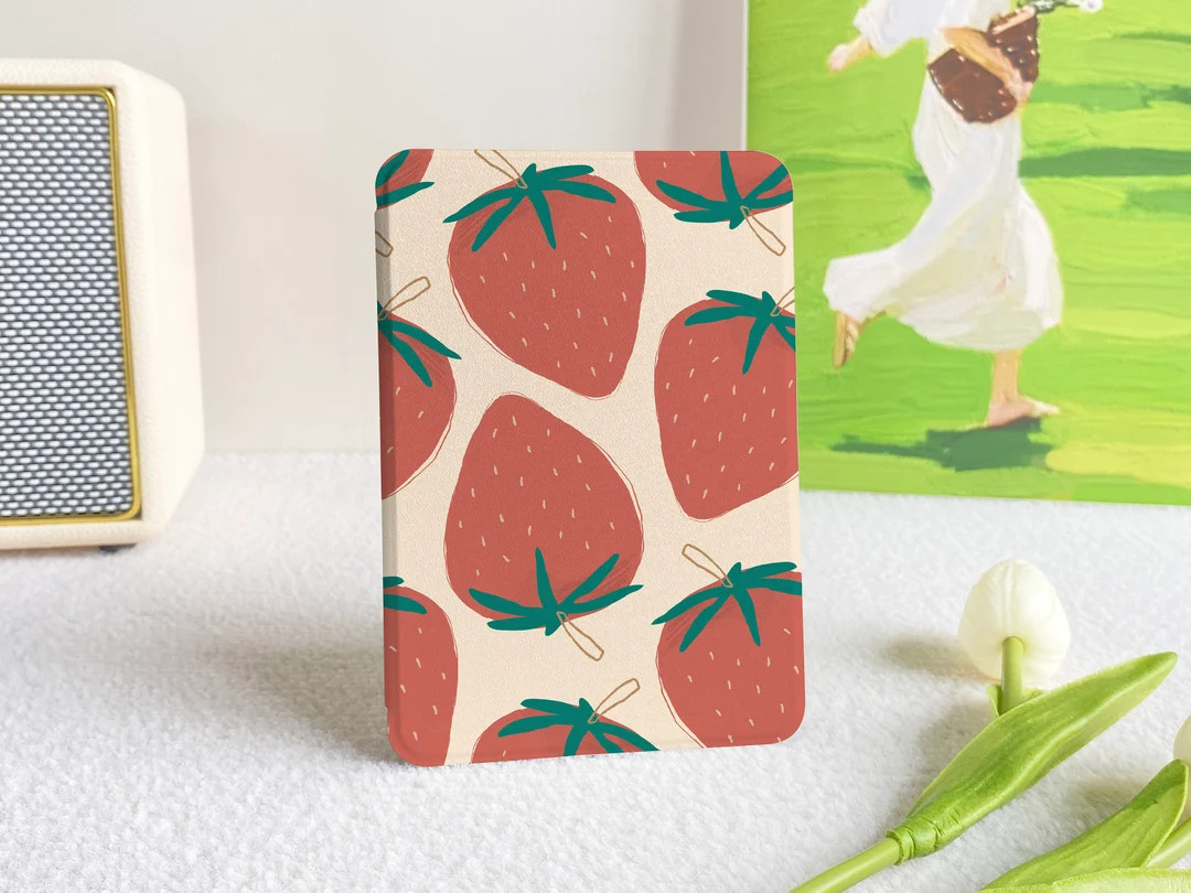 Girl Strawberry Personalized Kindle Paperwhite Case All-new - Etsy | Etsy (US)