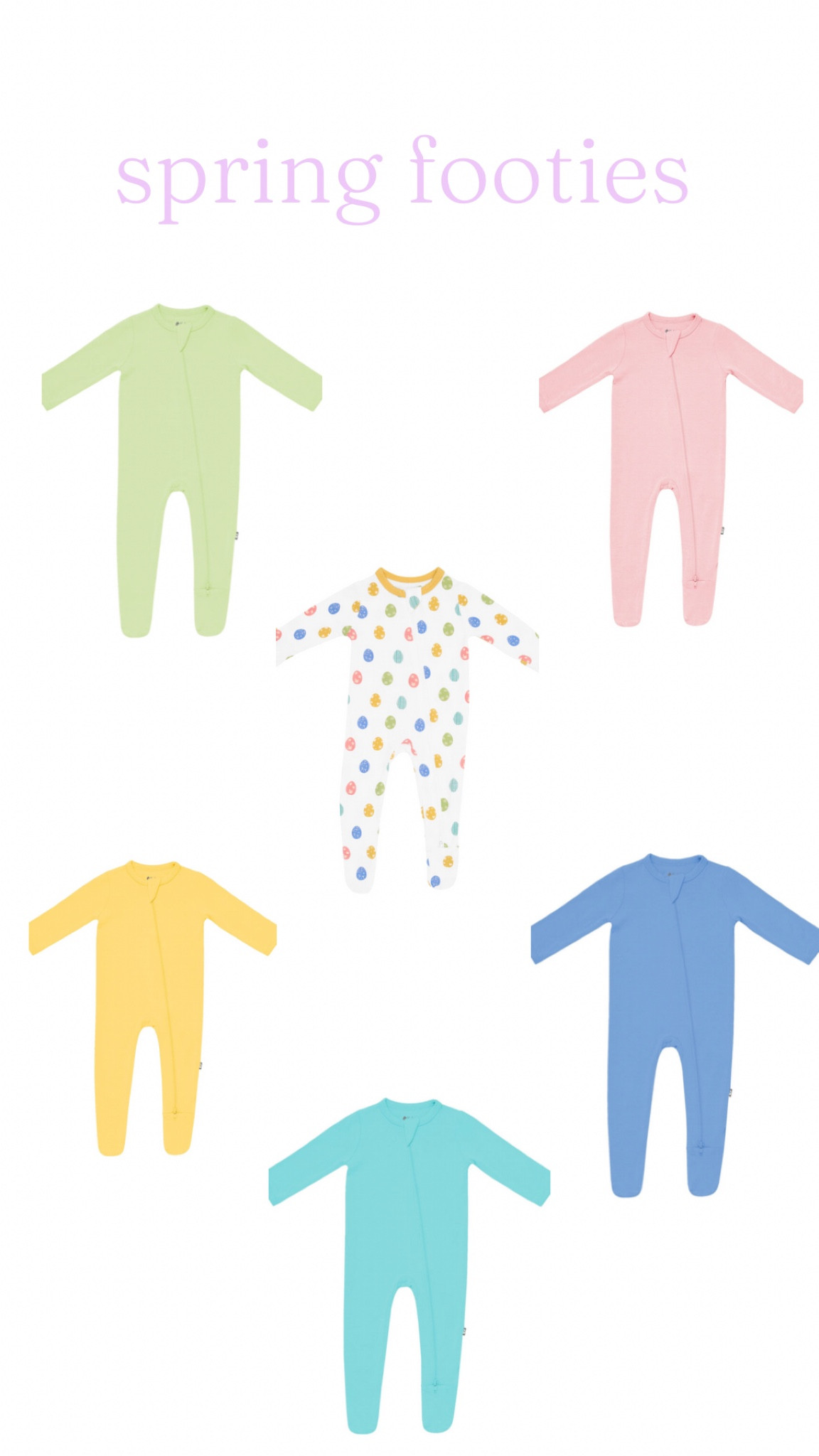 Kyte baby spring footie pajamas 

Bamboo clothing, baby pajamas, seasonal pajamas, Easter pajamas, Kyte, pastels, spring clothing, baby style, first time mom 

#LTKSeasonal #LTKbaby