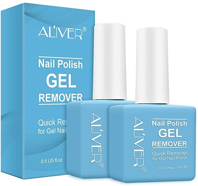 Gel Nail Polish Remover -2 Pack, Professional Gel Remover For Nails, Soak Off Gel Polish Remover,... | Amazon (US)