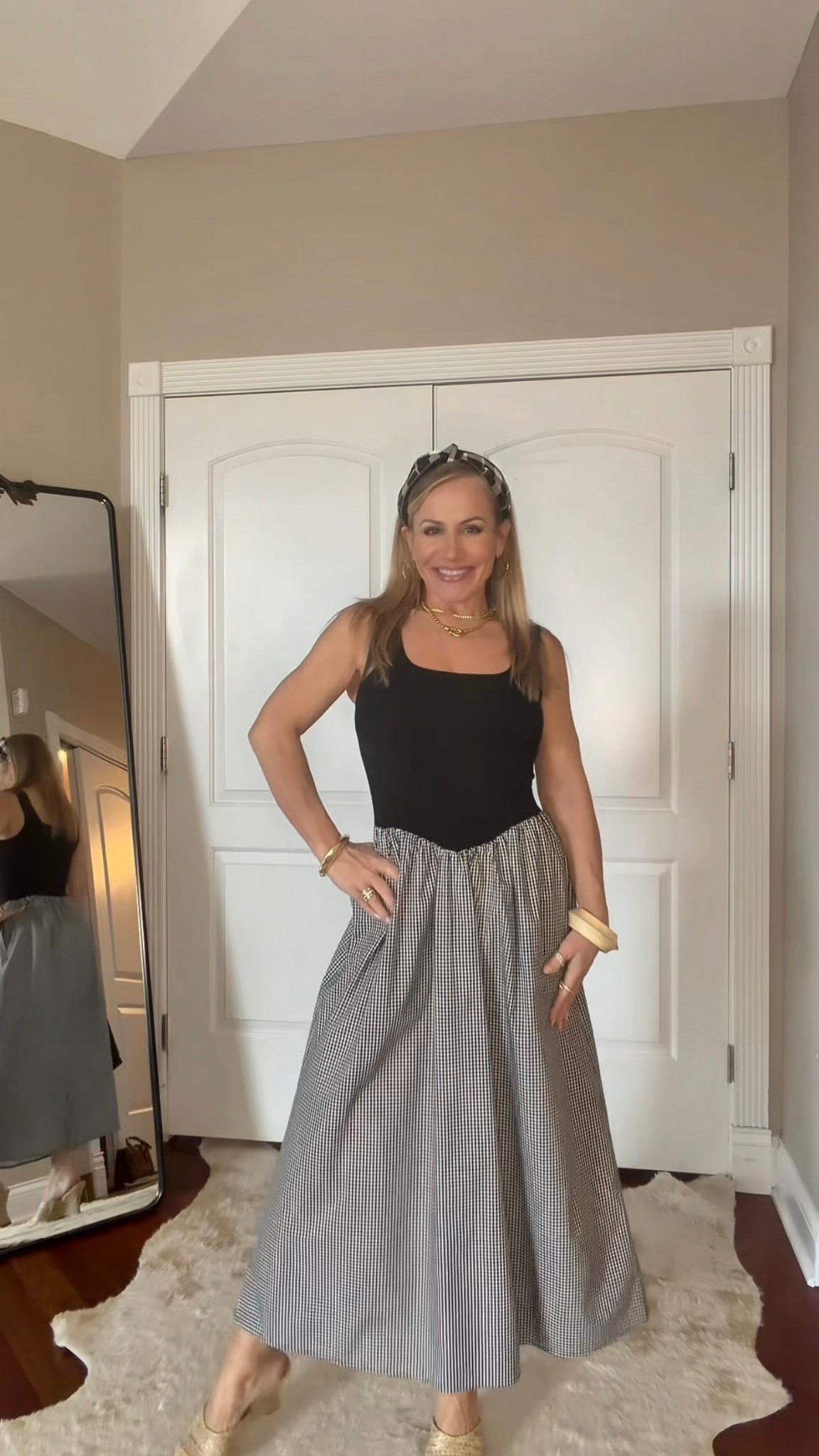 This just might be the perfect warm weather dress with the ribbed tank, basque waist bodice and lightweight gingham skirt! 🖤🤍



Spring dresses summer dress casual spring outfit vacation dress resort style resort wear spring break fashion 

#LTKmomlife #LTKPetite #LTKTravel