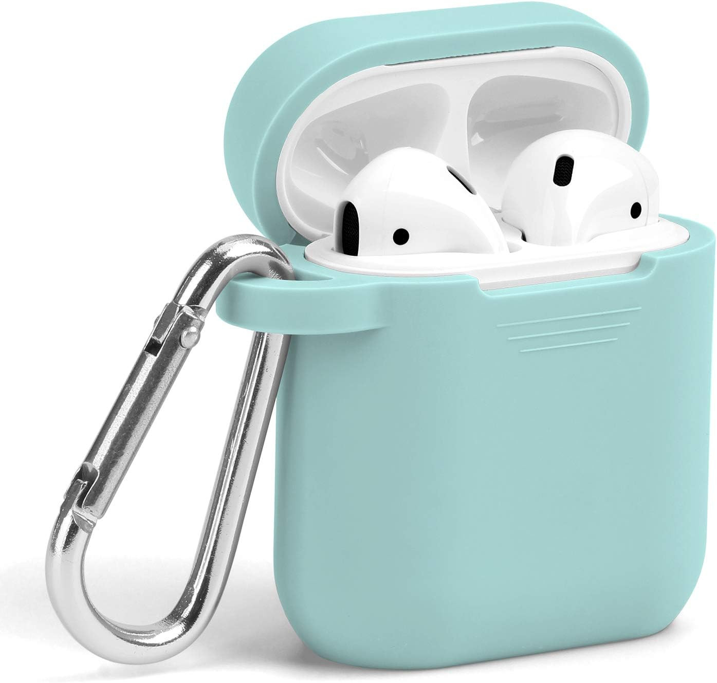 AirPods Case, GMYLE Silicone Protective Shockproof Wireless Charging Airpods Earbuds Case Cover S... | Amazon (US)