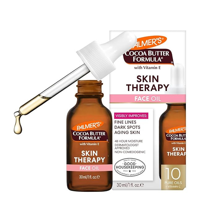 Palmer's Cocoa Butter Formula Moisturizing Skin Therapy Oil for Face with Vitamin E, C & 10 Pure ... | Amazon (US)