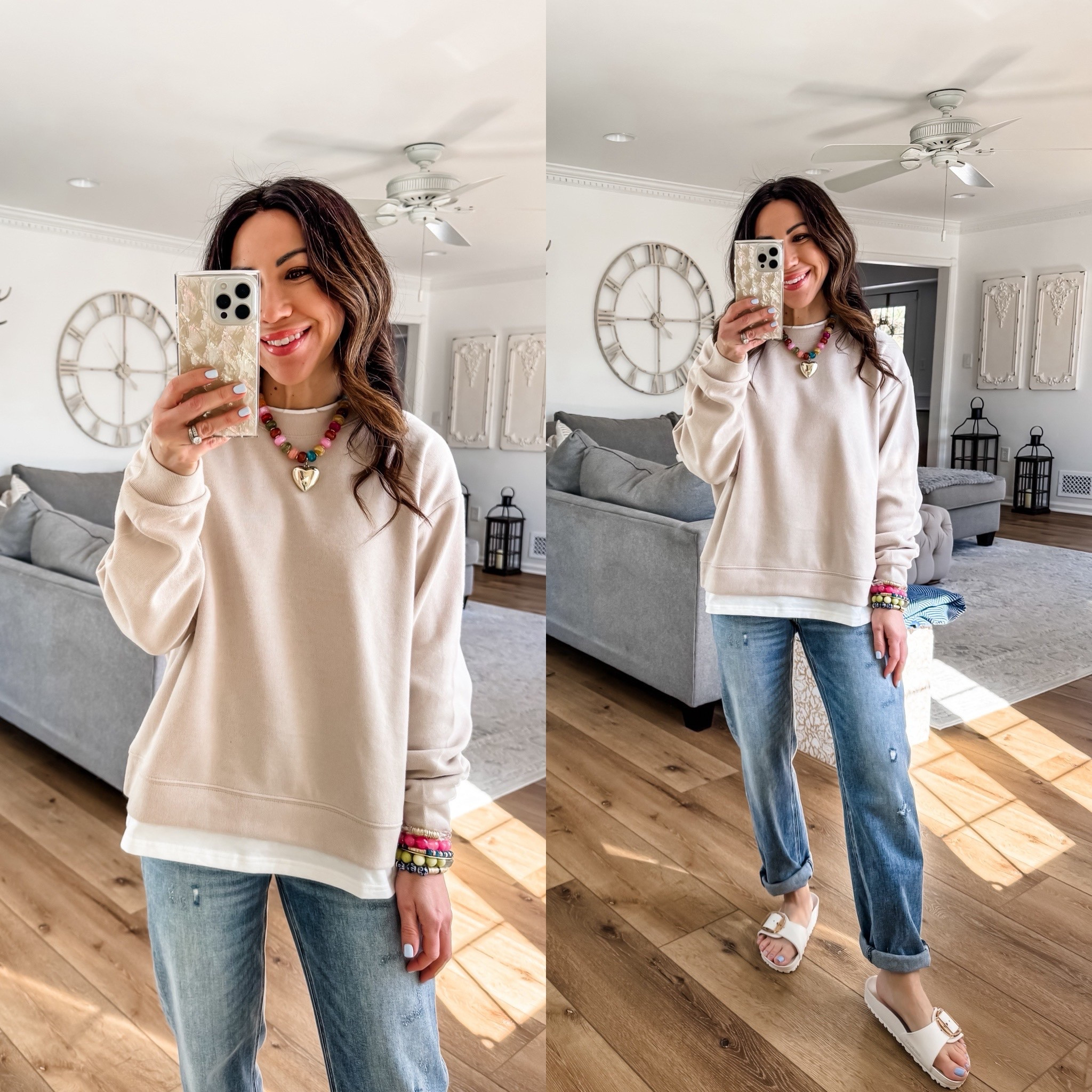 24 boyfriend jeans. Small sweatshirt.



#LTKOver40 #LTKPetite