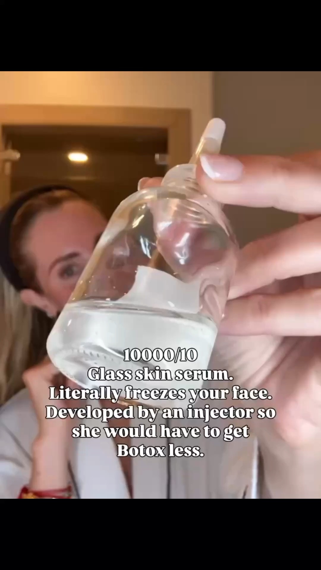 This serum is my secret for year-long glass skin.

beauty finds, beauty serum, glowy skin, hydrating skincare, anti-aging, botox alternative, skincare essentials, skincare tips,