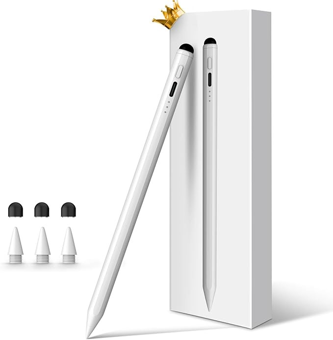 Pencil for Apple iPad 9th&10th Generation, 13 mins Fast Charge Stylus Pen, Palm Rejection, Tilt S... | Amazon (US)