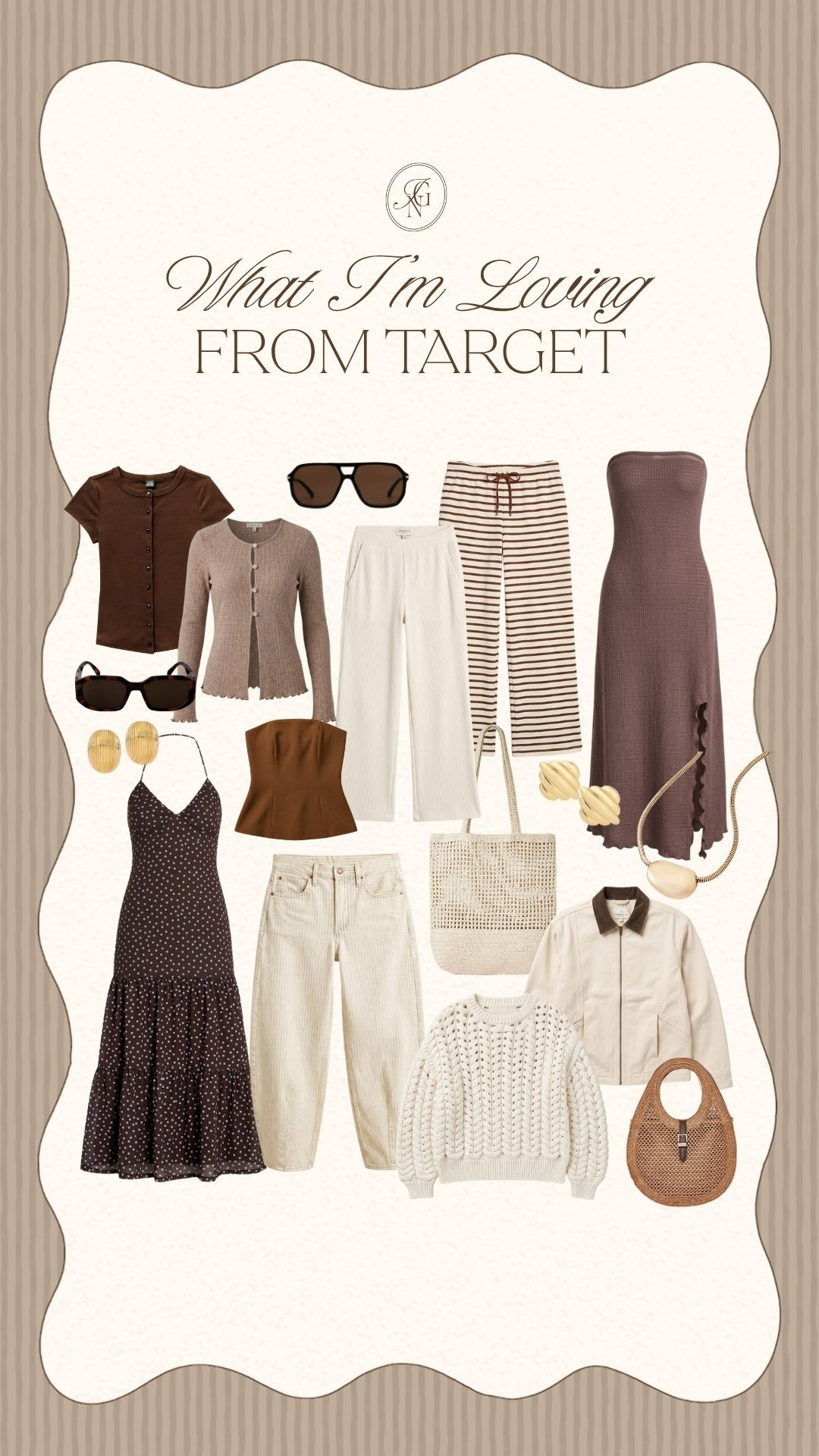 Everything I’m loving from Target right now. 🤎 The prettiest neutrals, easy layering pieces and effortless outfits that feel put together. Perfect for everyday wear this season! ✨


#targetstyle #targetfinds #targetfashion #neutraloutfits #everydaystyle #effortlessfashion #capsulewardrobe #springoutfits #minimalstyle #affordablefashion 

 

#LTKootd #LTKSeasonal