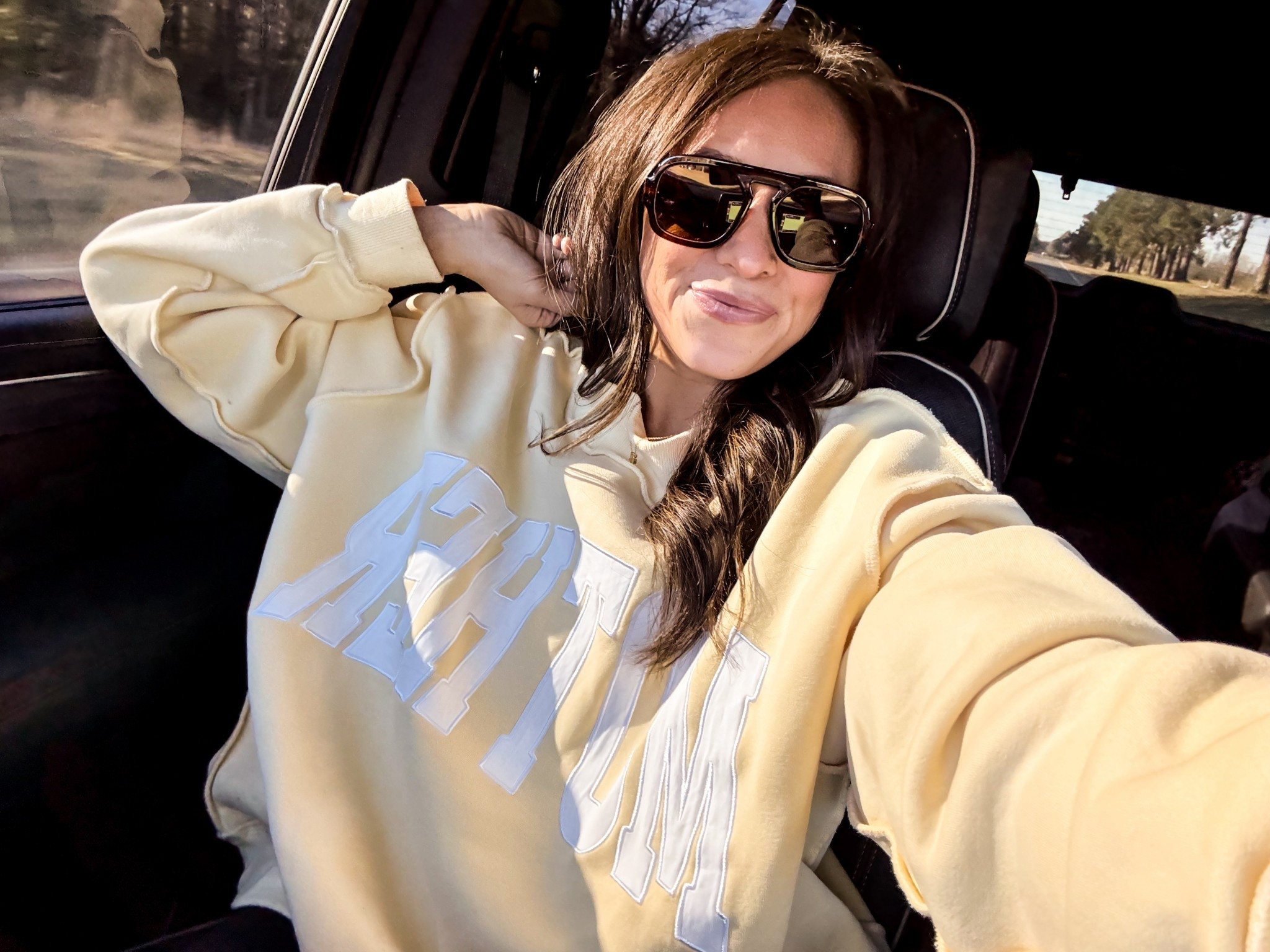 sunnies: AMAZON 😎 
sweater: Sweet Tea Smocks (Facebook&Tiktok shop) 

#LTKootd #LTKmomlife #LTKdayinmylife