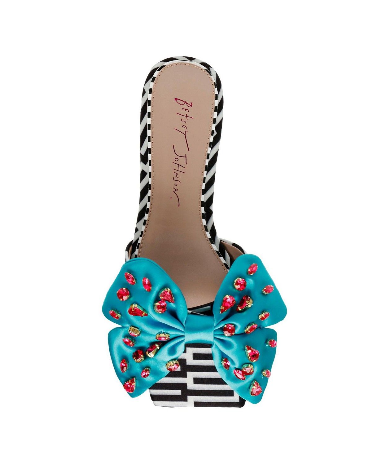 Betsey Johnson Women's Daisy-R Bow Slide Flat Sandals & Reviews - Sandals - Shoes - Macy's | Macys (US)