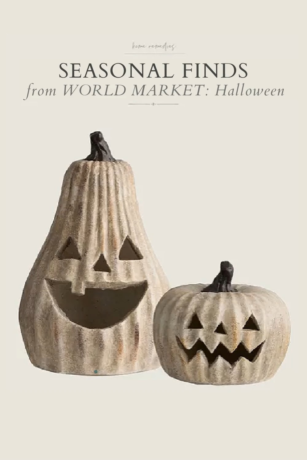 These viral Jack O Lanterns are back! They look like designer pieces for less! World Market, fall decor, autumn decorations, seasonal, pumpkins, Halloween, tabletop, porch #LTKVideo

#LTKFindsUnder50 #LTKSeasonal #LTKHome